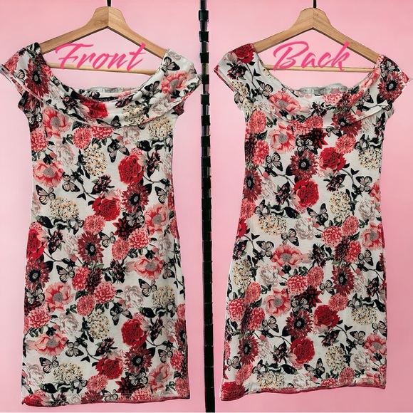 NWT Wild Child Mini Floral Dress M - Picture 1 of 9